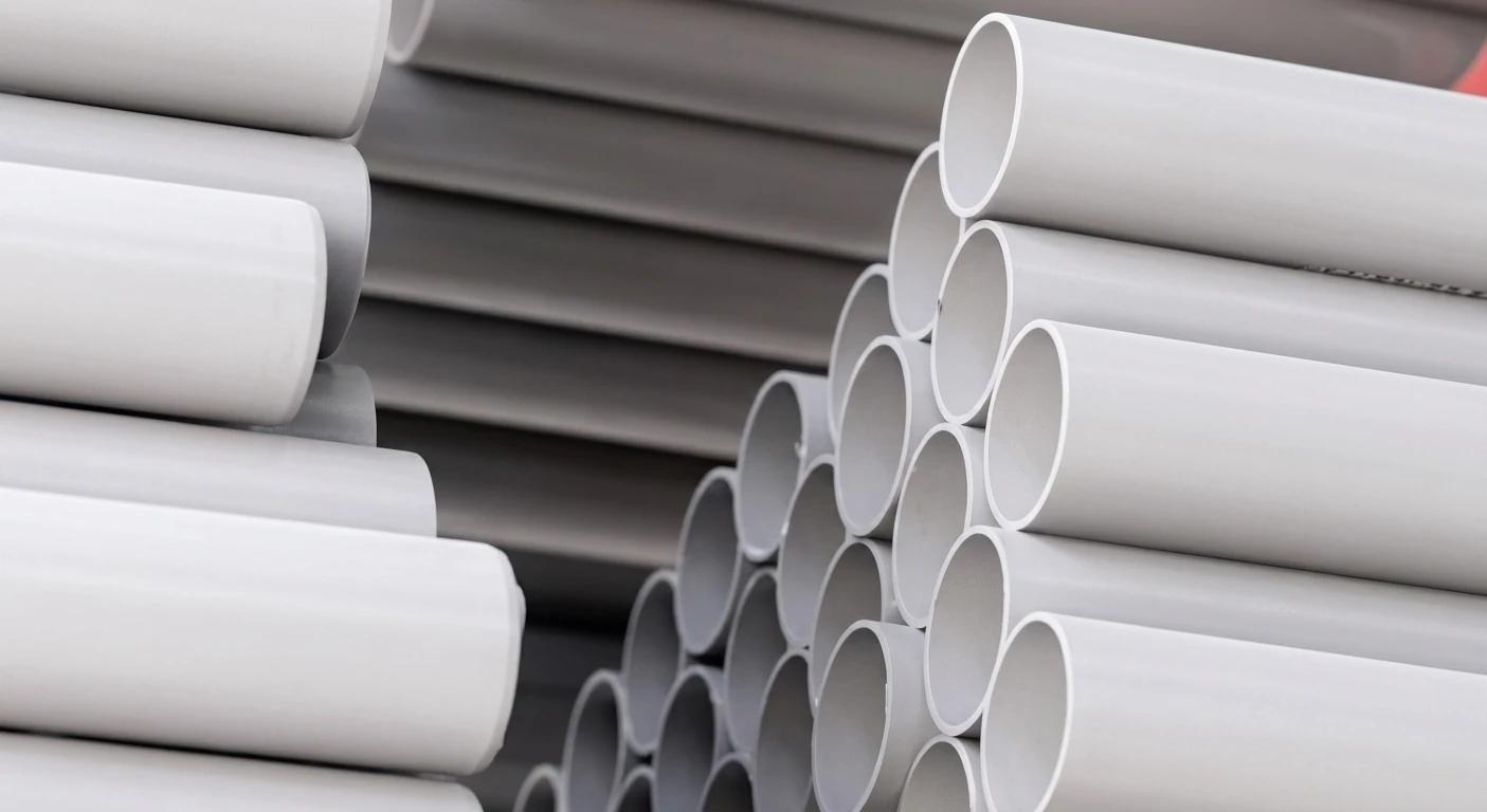Chemical structure of PVC